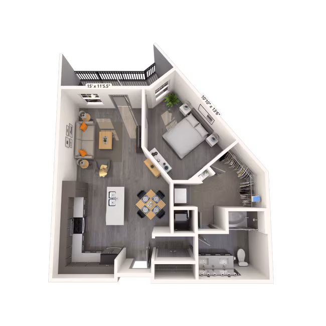 Unit 343 floor plan
